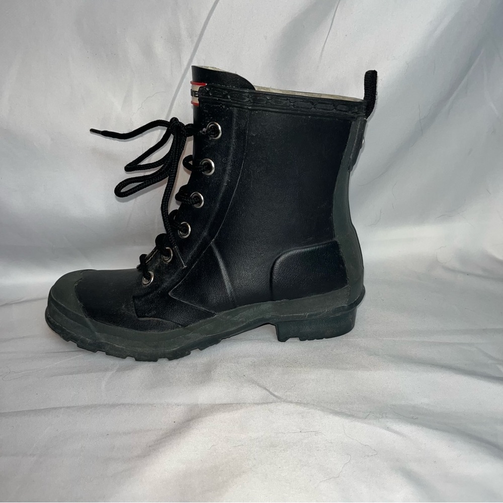 Hunter Lace Up Rain Boots